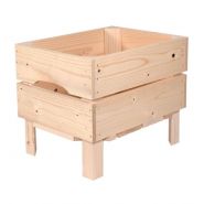 Caisse jardinière en bois L2 - Simply à box - L36 x H29 x P27 cm - Bois brut et 6 coloris de lasure à l'eau_2