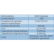 Niveleur de quai télescopique - alapont - capacité de charge statique 9 000 kg_2