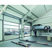 Porte sectionnelle industrielle sur mesure Hormann - motorisée ou manuelle - usage intensif avec 10 couleurs au choix_2