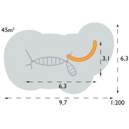 Structure multi-jeux 5 à 12 ans - Agito Brox gris - 8002090 - Hags - Fondation à enterrer_2