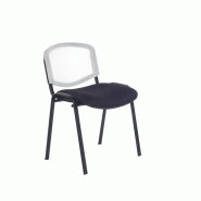 Chaise visiteurs  Anel dossier en résille - Rouge_2