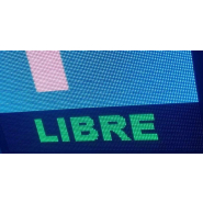 Enseigne drapeau électronique programmable - 70x70cm - Résolution couleur P4, P5, P8 - Capteur de luminosité_2