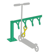 Garage pour 8 trottinettes électriques avec recharge extérieure - TrotFix Elec - prise étanche IP55 et boîtier sécurisé_2