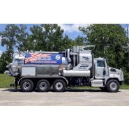 Camion hydrocureur Koks CycloVac avec système de séparation à cyclone