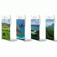 Service de création graphique pour stands - Newdisplay - Conception de roll-up, kakemono et X-banner_2