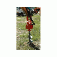 Matériel de forage avec raccordement mèches à brides