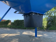 Trémie de stockage NC à trappe KW190 - 1.9m3 - Pieds démontables - Occasion_2