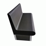 Banc arrondi 1200 x 586 cm avec dossier XPS prêt à carreler - Pour hammam et salle de bain - Valstorm_2