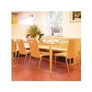 Euro V686 - Chaise empilable en métal et bois - Dossier en multiplis - Designer Jan Sabro_2