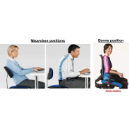 Fauteuil de bureau ergonomique, avec 3 mécanismes synchrones pour l'individualiser - SHAPE-XTL_2