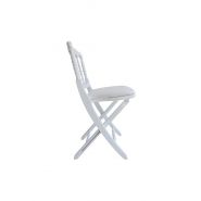 Napoléon iii - chaise pliante - vif furniture - blanc_2