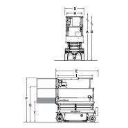 Skyjack SJIII 3219 - Nacelle ciseaux électriques - Hauteur de travail 7,79 m - Compacte et performante_2