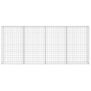 Vidaxl mur à gabion avec couvercles acier galvanisé 200 x 20 x 85 cm 143580_2