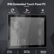 Panel PC industriel fanless 19