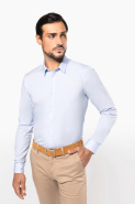 Chemise popeline manches longues homme - Réf: PK504 - 100% coton peigné - Marque Kariban Premium_2