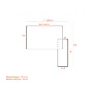 Bureau de direction léon avec crédence_2