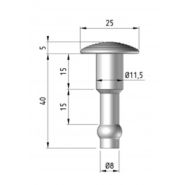 Clou podotactile special enrobe en laiton (fd)_2