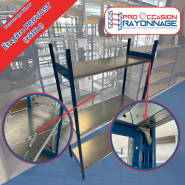 Étagère tôlée - Hauteur 2000mm - Profondeur 500mm - Largeur 1240mm - PROVOST_2