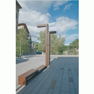 Luminaire d'éclairage public EUDALD II - LED - acier corten - design épuré_2