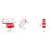 Nacelle ciseaux Manitou 100 SEC - Double ciseau - Hauteur de travail 9.93 m - Compacte et robuste_2