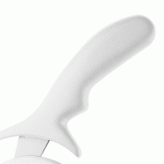 Roulette à pizza professionnelle - Blanc HACCP spécial produits laitiers  - 102 mm | Hygiplas_2