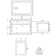 Coffre-fort de sécurité Bran 3 - 5 pênes - serrure à double panneton - 47.96 kg - THIRARD_2