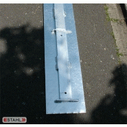 Rampe galvanisée avec structure en acier pour trottoir