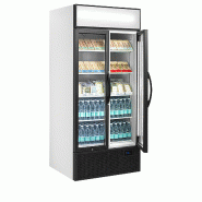 Armoire réfrigérée 2 portes vitrées battantes avec canopée - 535 L | Tefcold - FSC891H_2