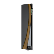 CAMPAVER Nativ Radiateur connecté Vertical 1000W Verre massif Noir astrakan - Intuis - K161223_2