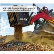 Godet broyeur CB 1200 - Broyage de béton armé et déchets de démolition - Capacité 0,45 à 0,60 m³_2