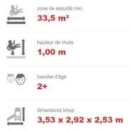 Jeu multi-tours en acier inoxydable et PEHD pour aire de jeux - Conforme EN1176 - Référence BT11139_2