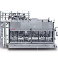 Machine d'embouteillage fimer optimisant l'espace et l'énergie