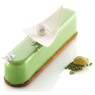 Moule en silicone professionnel pour 6 éclairs - Dimensions plaque 30 x 17,5 cm - Résistance -60°C à +230°C - Silikomart_2