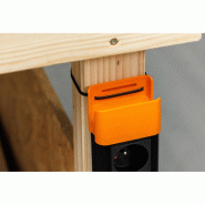 Bachmann connectus 4xute , 1xinterrupteur 2,0m cee7/7 noir_2