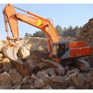 Godet xhd enrochement pelle de 13 à 65 tonnes