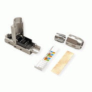 ROLINE Connecteur RJ-45 à confectionner Cat.6A (Classe EA), STP, argent_2