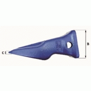 Dents de godet adaptables Feurst AFV 4703 SP - 55,6 kg - Dimensions précises_2