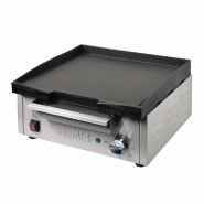 Plancha électrique lisse en FONTE - L 440 mm | Buffalo - DC901_2