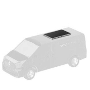 Support inclinable special camping car UNITECK pour panneau solaire 300W_2