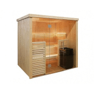 Cabine de sauna HARVIA 206 x 160,8 x 202 cm - 2 à 3 personnes - Poêle Vega 6 kW inclus_2