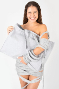 Grand sac shopping K-loop - Réf: KI5227 - Coton et polyester recyclés - Kimood_2