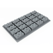 Gruyère - Moule en silicone Gourmand Horeca Pavoni Italia - 20 empreintes_2