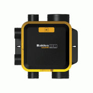 Kit VMC simple flux autoréglable EasyHOME AUTOSENS COMPACT + 3 grilles ColorLINE® - Aldes - 11026045_2