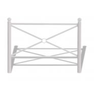 Barrière urbaine BAR3503A - Urban'NT - en acier avec potelets Ø76 mm et main courante en tube 40x40 mm_2