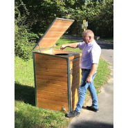 Cache-bacs pour bacs roulants de 120 L à 240 L -  EKUREUIL_2