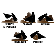 Godet 4 en 1 ou drott pour le btp / 1 à 5t_2