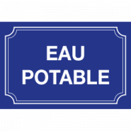 Panneau et plaques d'informations fontaine - WP Signalisation - robustes et conformes aux normes NF et CE_2