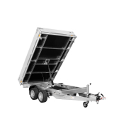 Remorque benne - 3,06 x 1,84m - 3500 kg - saris k3 306 184 3500 2e électrique tribenne_2