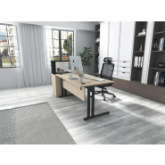 Bureau droit minimaliste et robuste pour espaces de travail_2