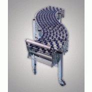 Convoyeur extensible à rouleaux - hauteur réglable - différentes largeurs disponibles_2